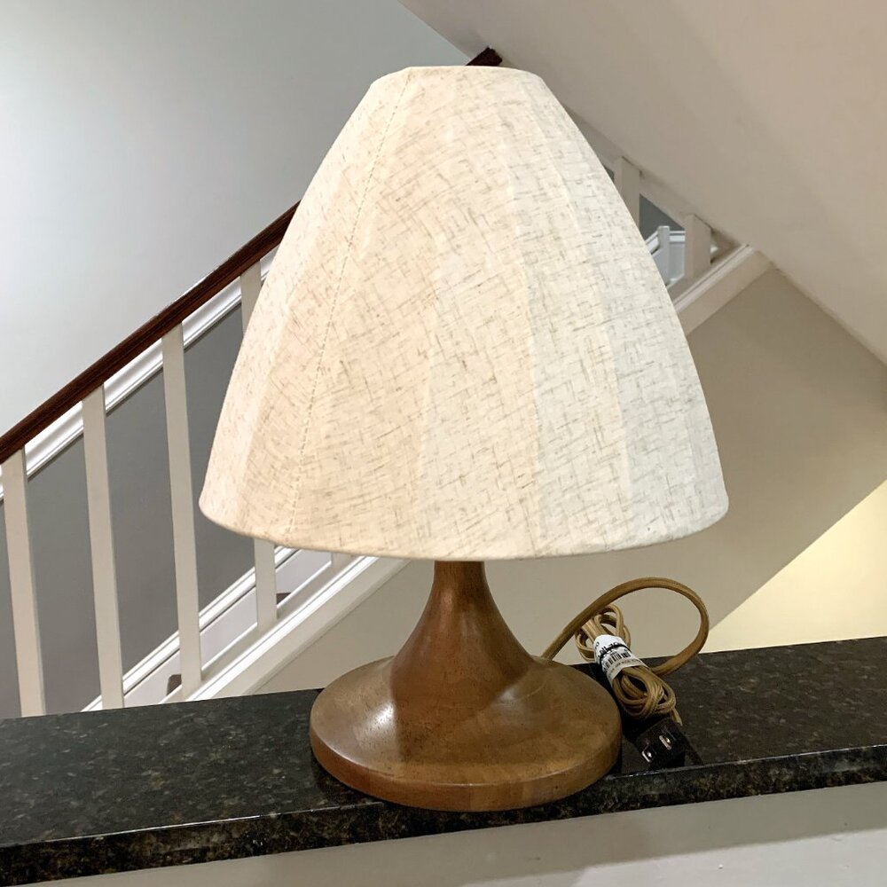 Hearth & and Hand with Magnolia Wood Trumpeted Table Lamp NEW 2025